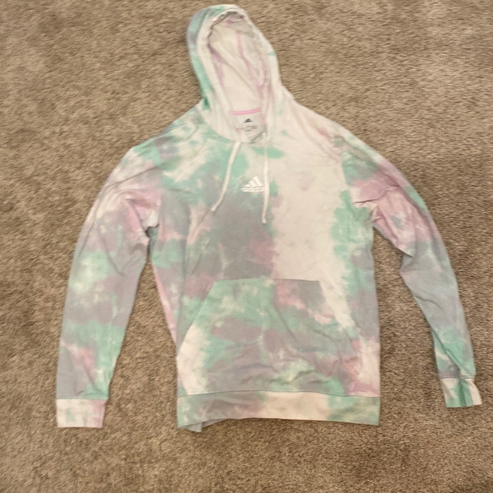 Tie-dye Adidas hoodie!